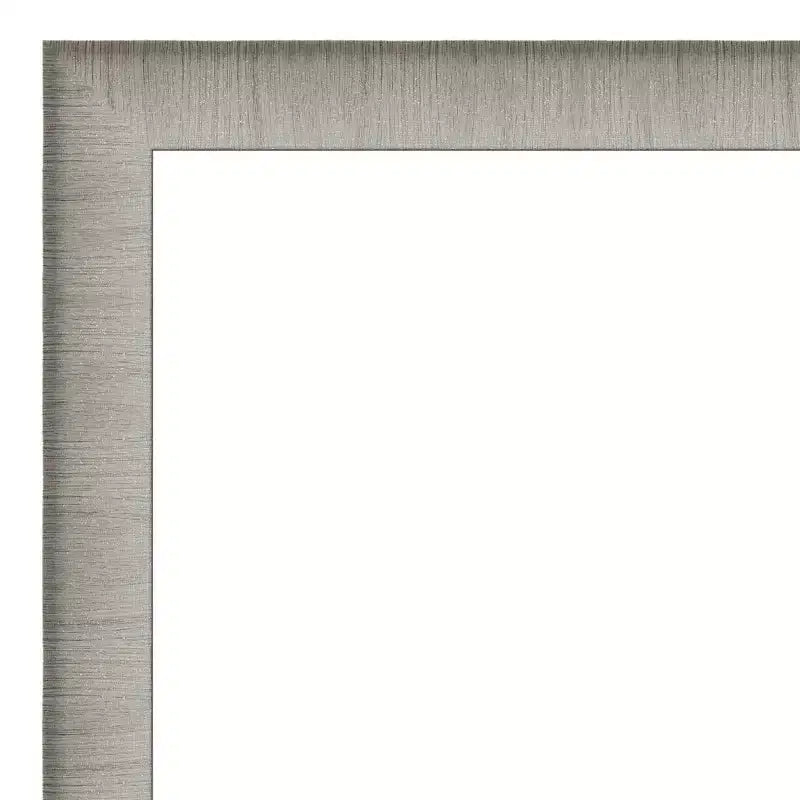 Miroir mural en étain brossé de 53,3 cm x 68,6 cm pour meuble-lavabo de salle de bain