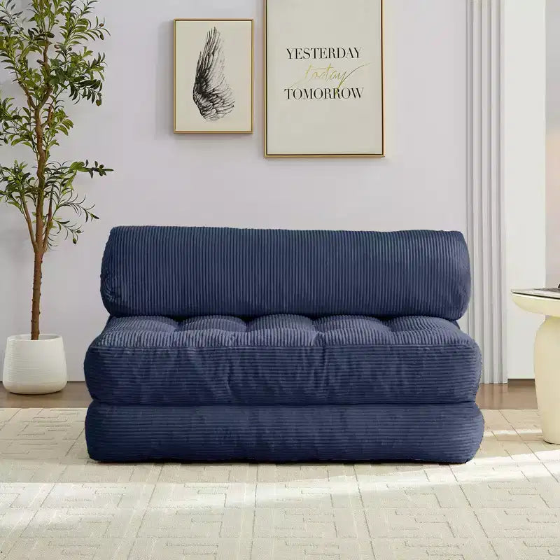 Canapé-lit pliant, fauteuil de couchage convertible avec oreiller