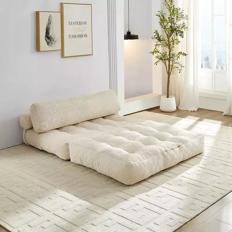 Canapé-lit pliant, fauteuil de couchage convertible avec oreiller