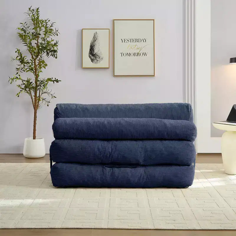 Canapé-lit pliant, fauteuil de couchage convertible avec oreiller