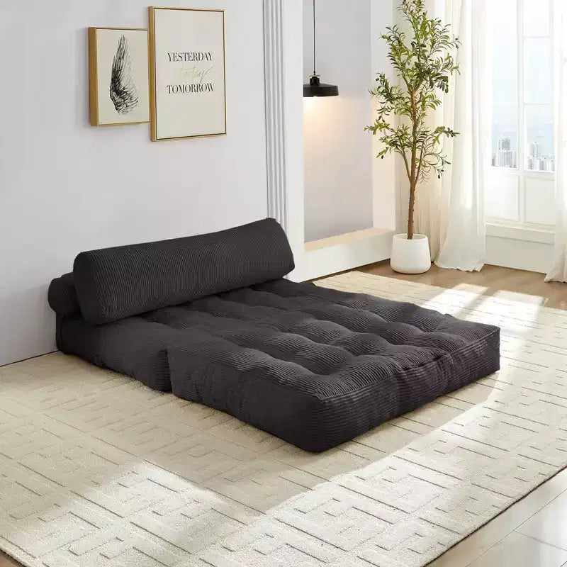 Canapé-lit pliant, fauteuil de couchage convertible avec oreiller