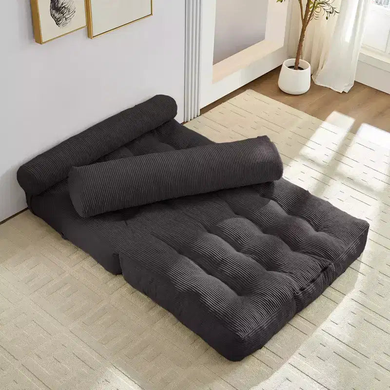 Canapé-lit pliant, fauteuil de couchage convertible avec oreiller
