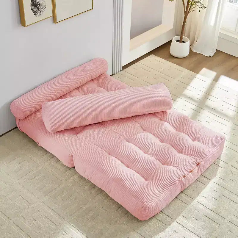 Canapé-lit pliant, fauteuil de couchage convertible avec oreiller