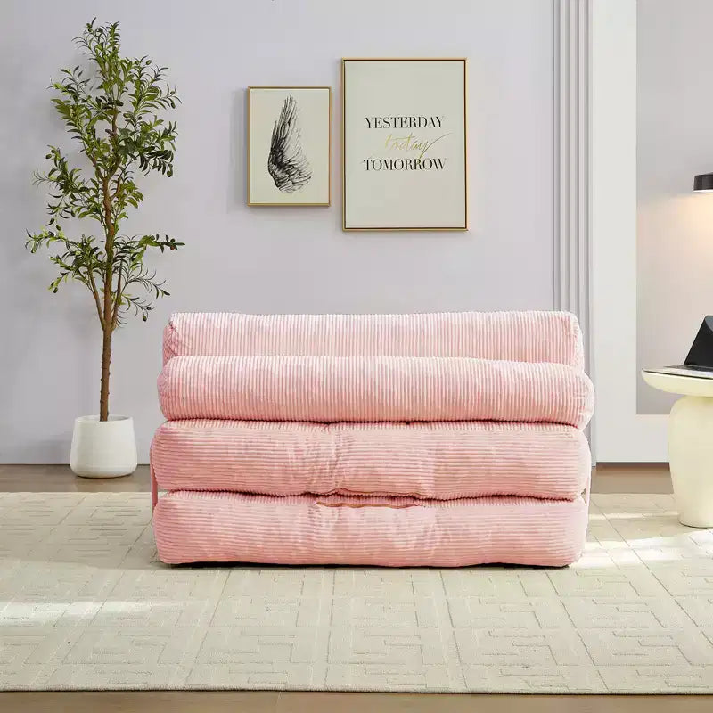 Canapé-lit pliant, fauteuil de couchage convertible avec oreiller