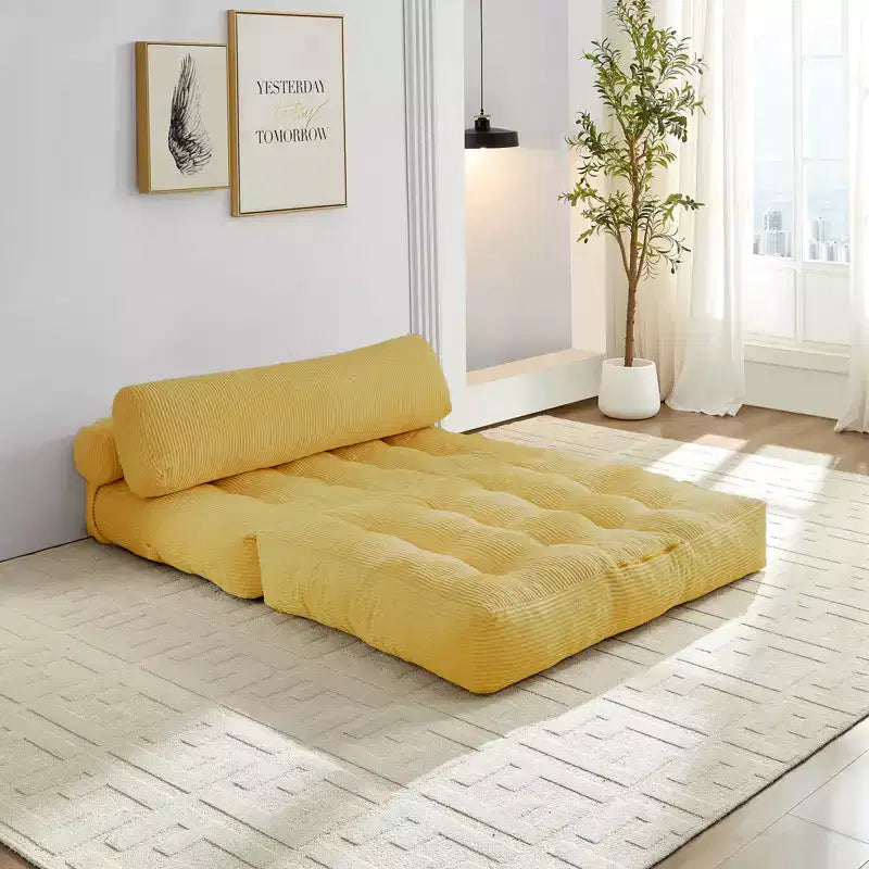 Canapé-lit pliant, fauteuil de couchage convertible avec oreiller