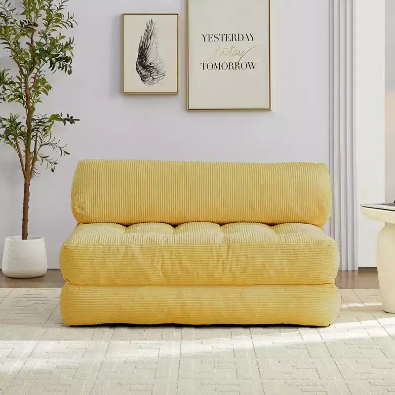 Canapé-lit pliant, fauteuil de couchage convertible avec oreiller