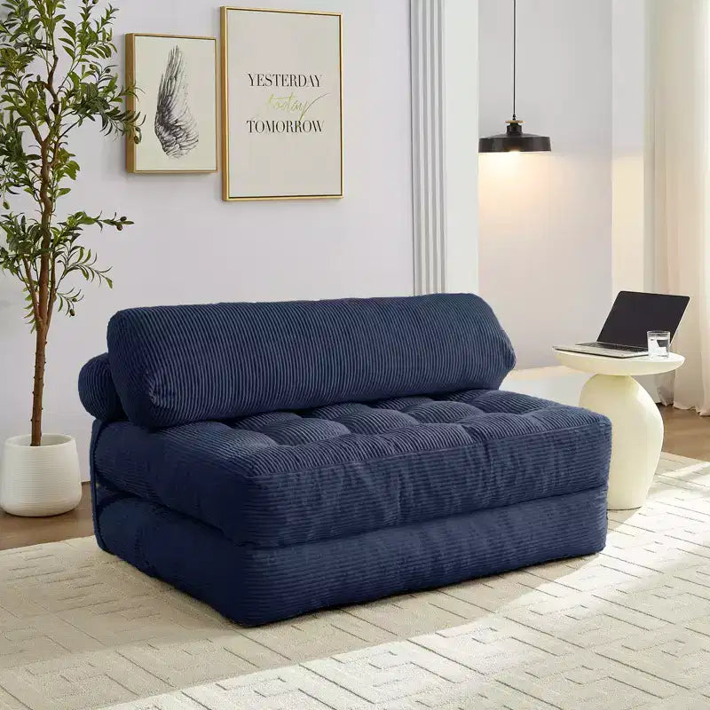 Canapé-lit pliant, fauteuil de couchage convertible avec oreiller