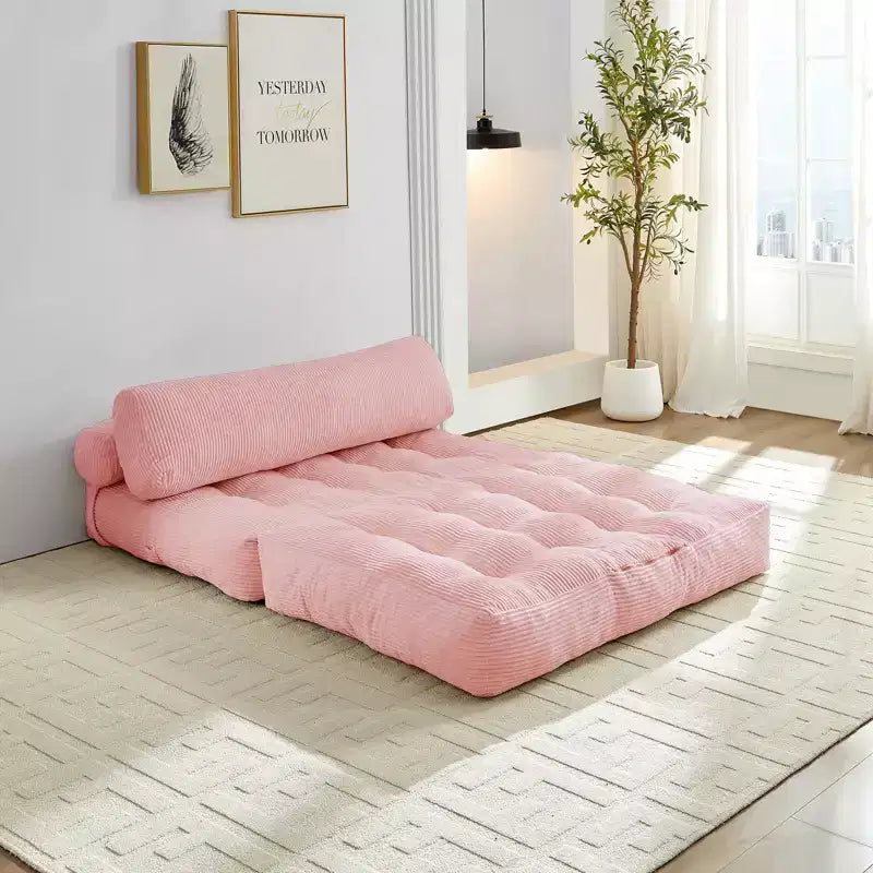 Canapé-lit pliant, fauteuil de couchage convertible avec oreiller