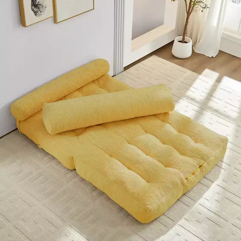 Canapé-lit pliant, fauteuil de couchage convertible avec oreiller