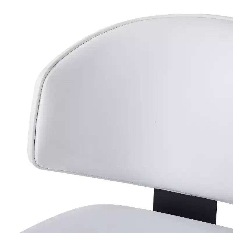 Chaises de salle à manger modernes en similicuir (lot de 2)
