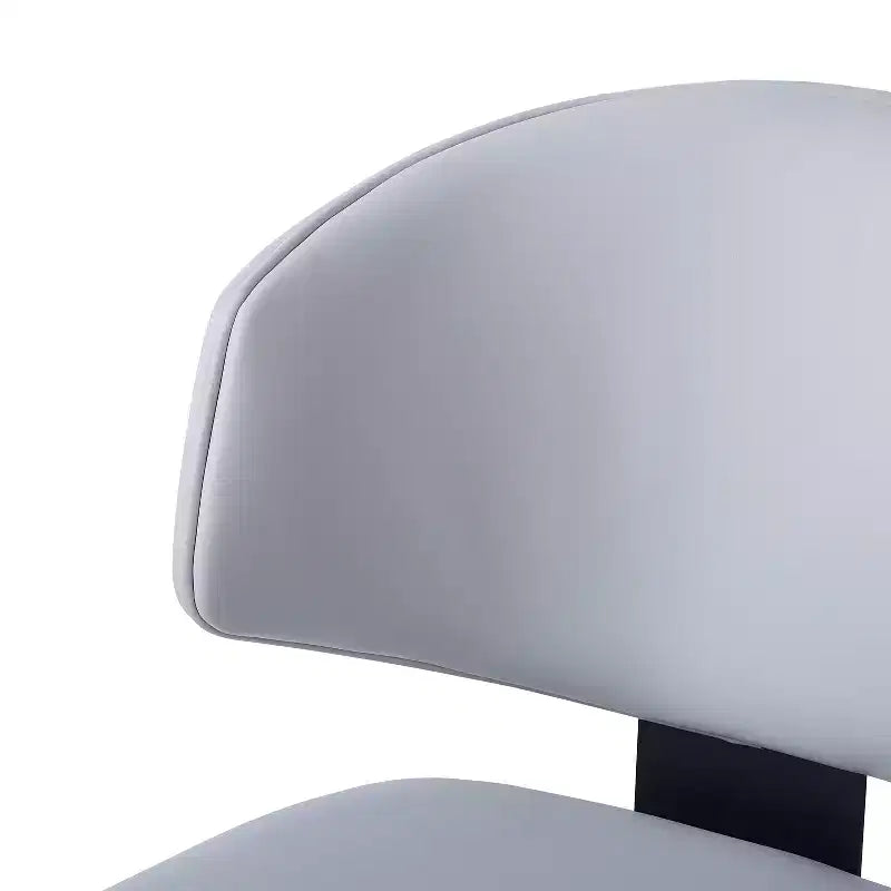 Chaises de salle à manger modernes en similicuir (lot de 2)