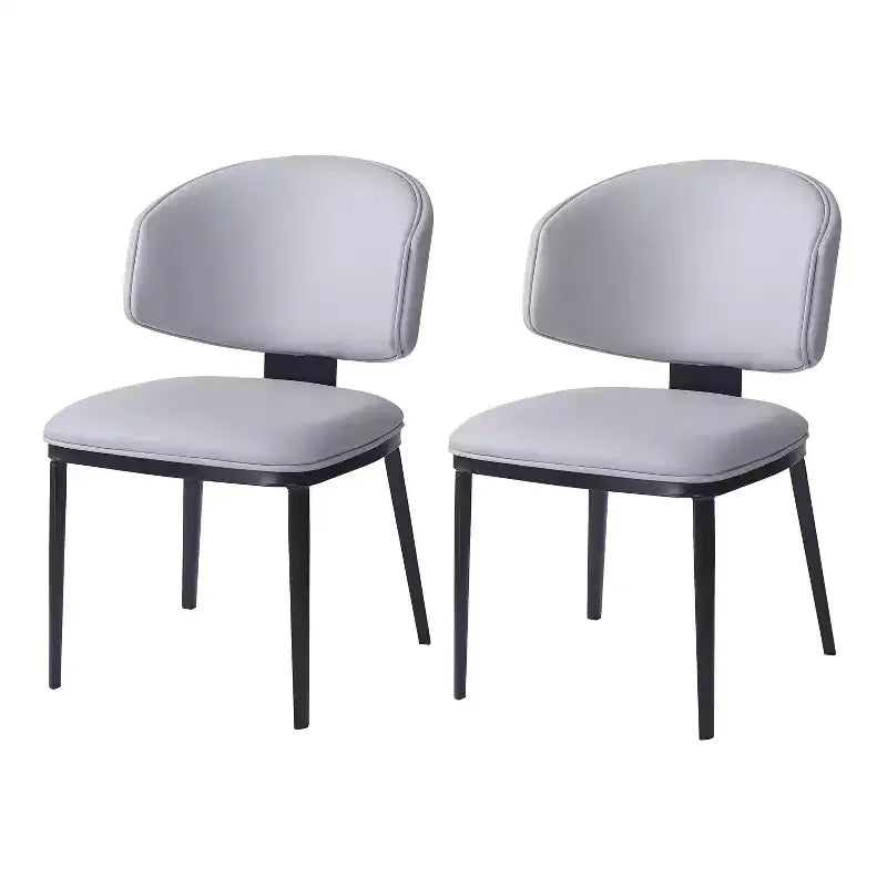 Christopher Knight Home Enoch Modern Faux Leather Upholstered Dining Chairs (Set of 2)