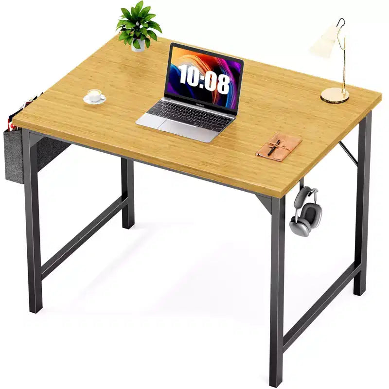 31-63 Inch Game Computer Desk with Storage, Home Office Modern Simple Style PC Table for Youth Student Adult, White