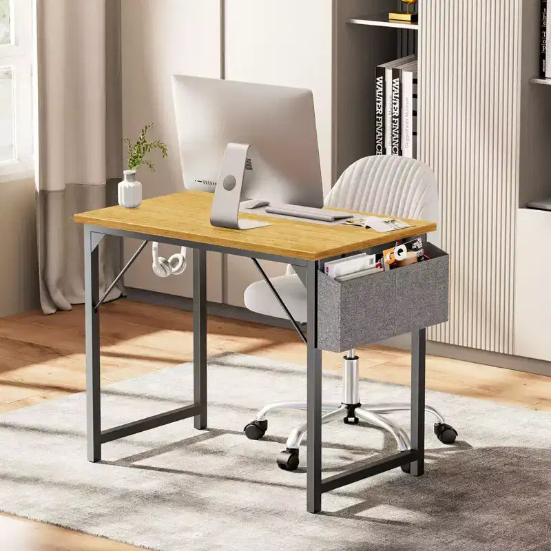 Bureau d'ordinateur de jeu de 31 à 63 pouces avec rangement, bureau à domicile