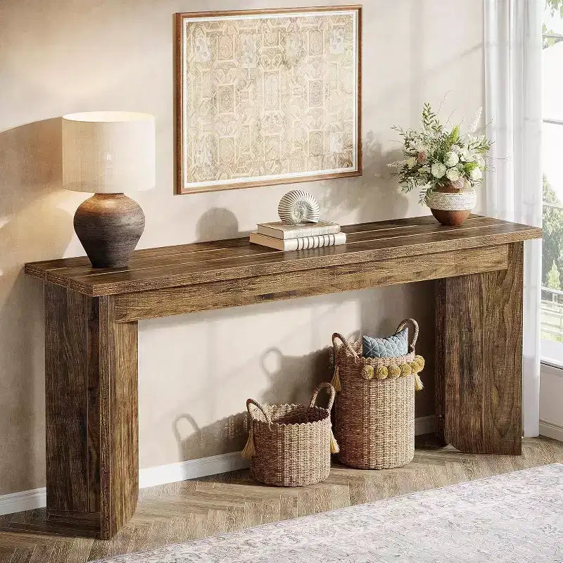 Console de canapé extra-longue de 70,9 pouces
