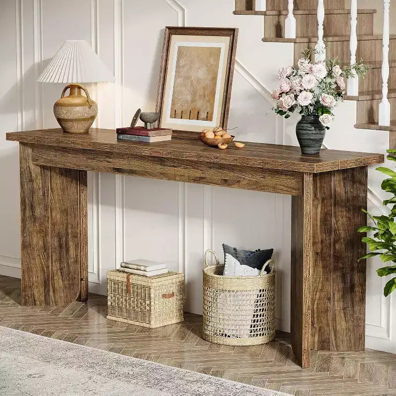 Console de canapé extra-longue de 70,9 pouces