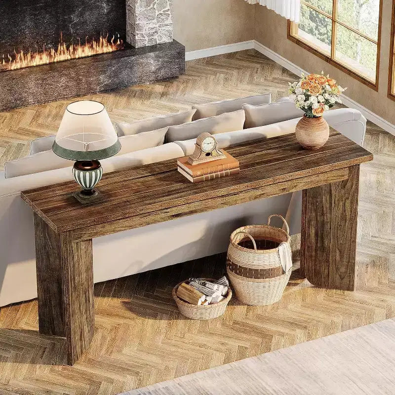 Console de canapé extra-longue de 70,9 pouces