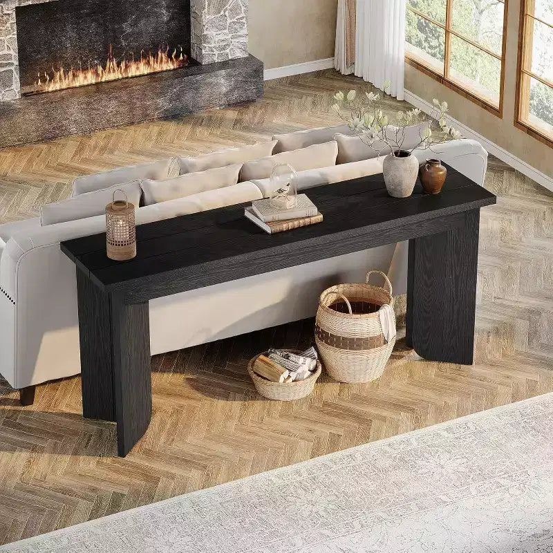 Console de canapé extra-longue de 70,9 pouces