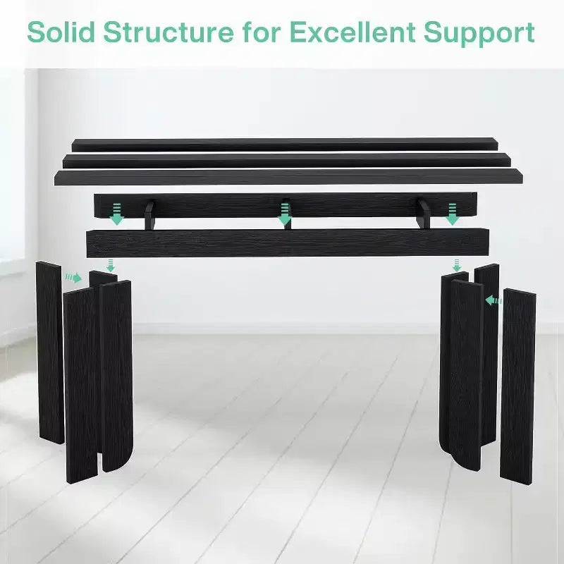 Console de canapé extra-longue de 70,9 pouces