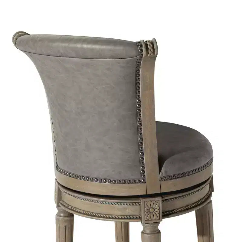 Tabourets de bar pivotants en similicuir