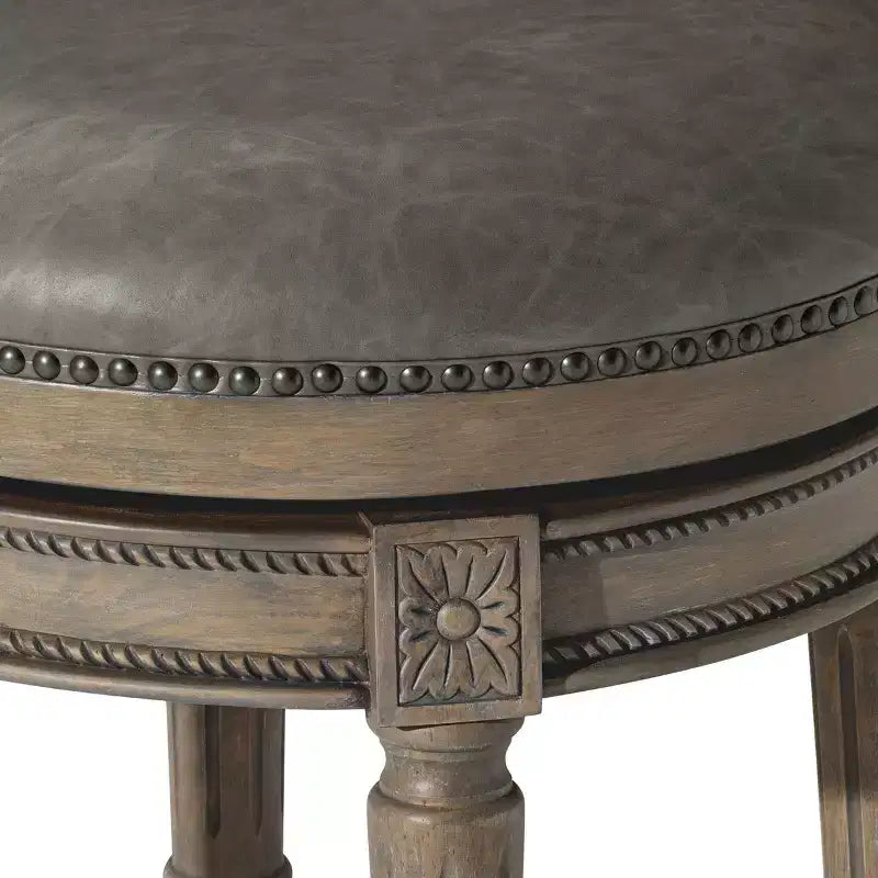Tabourets de bar pivotants en similicuir