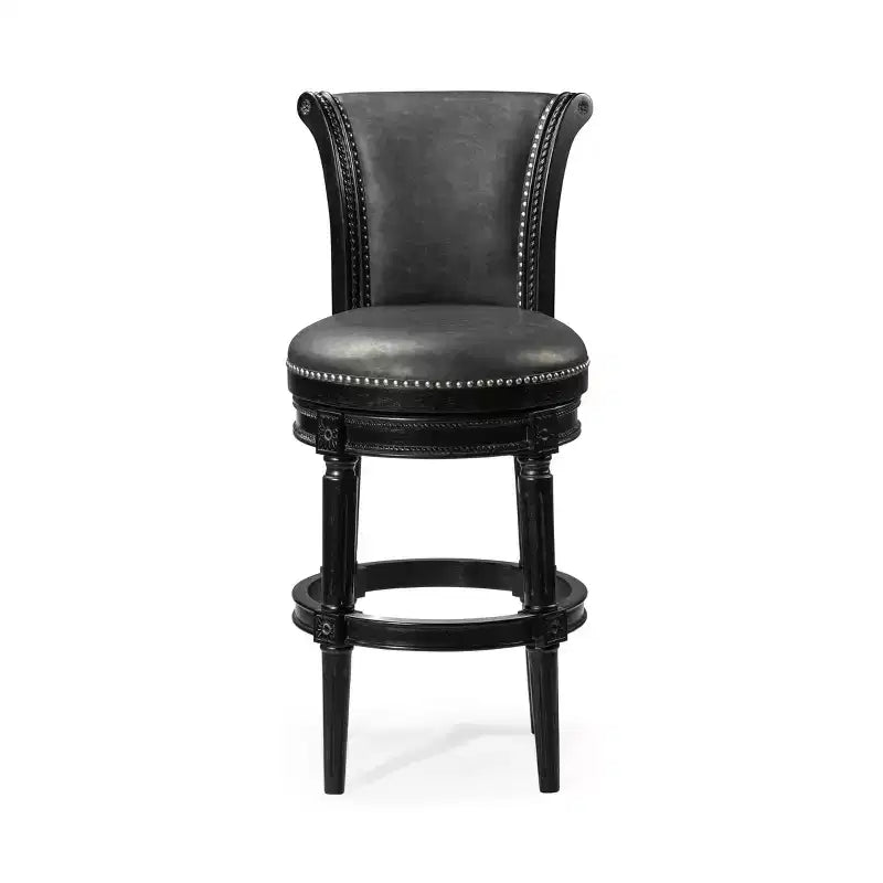 Tabourets de bar pivotants en similicuir