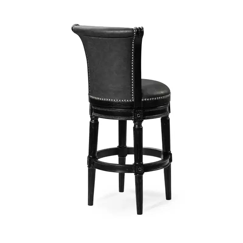 Tabourets de bar pivotants en similicuir
