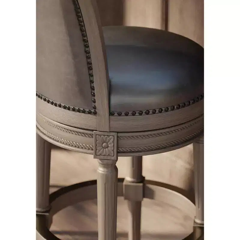 Tabourets de bar pivotants en similicuir