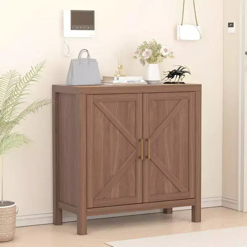 Meuble de rangement de ferme de 30 pouces, double en X