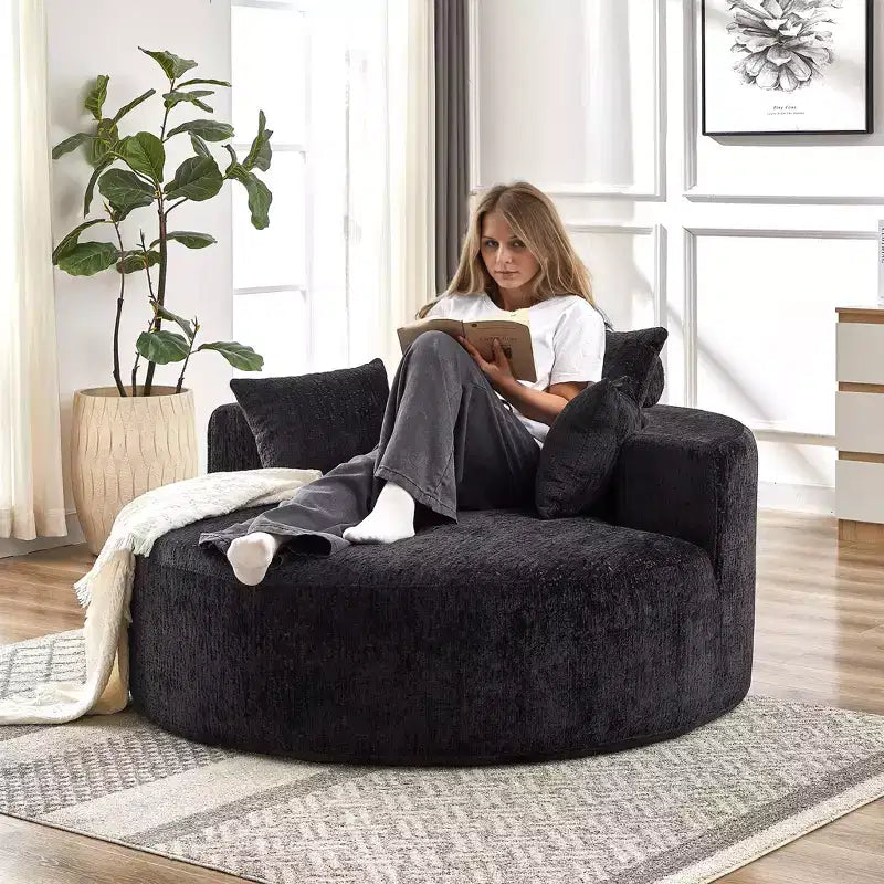 Canapé simple 55 Chenille Sans assemblage