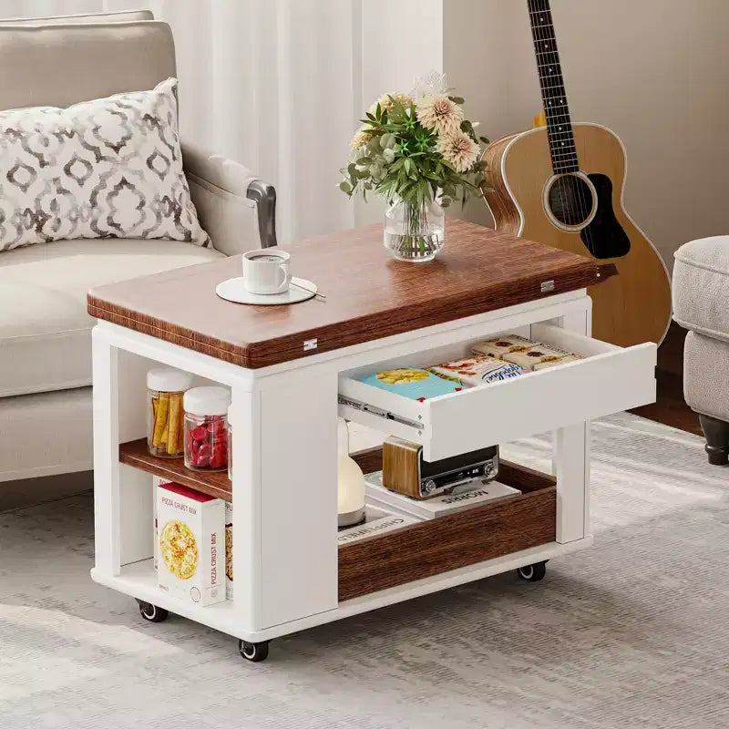 Table basse moderne multifonctionnelle multi-niveaux de 67 cm