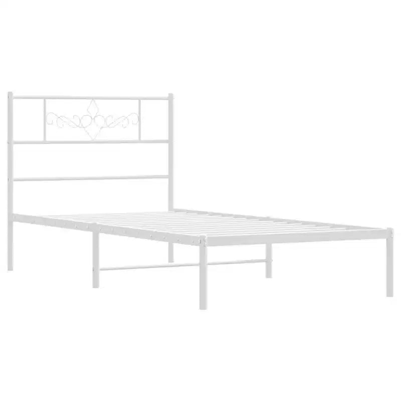 Cadre de lit en métal avec tête de lit 12 places, sans matelas
