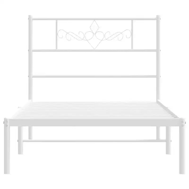 Cadre de lit en métal avec tête de lit 12 places, sans matelas