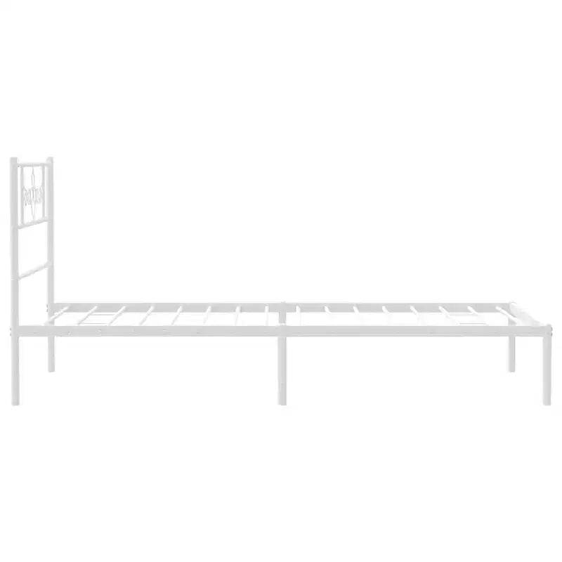 Cadre de lit en métal avec tête de lit 12 places, sans matelas