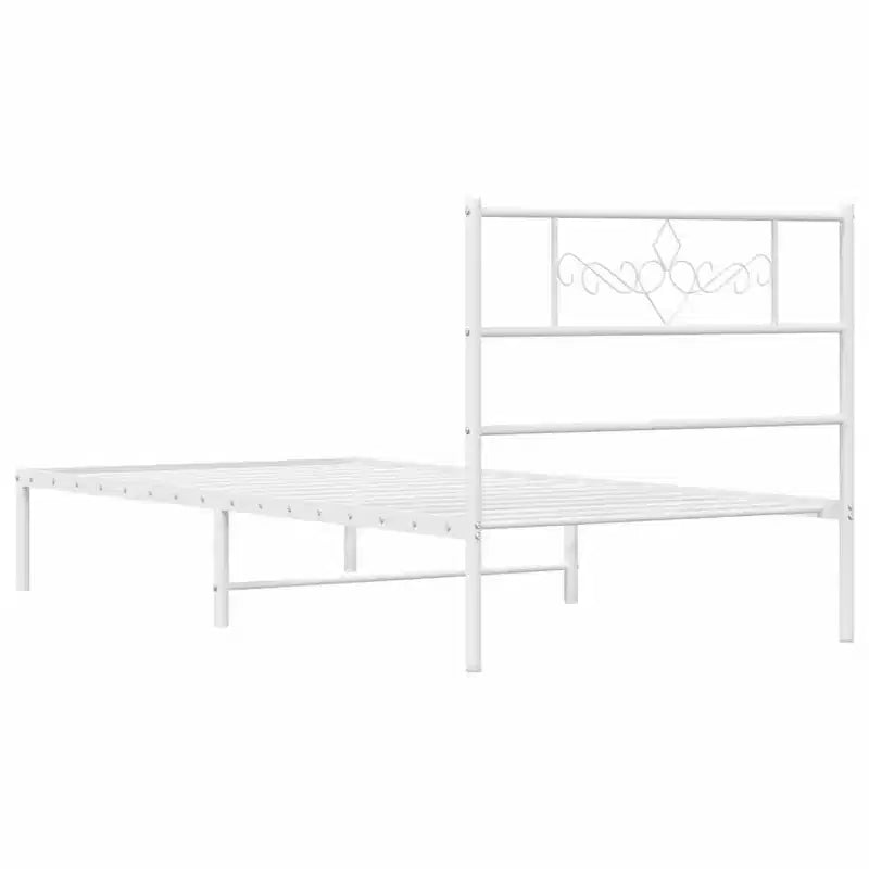 Cadre de lit en métal avec tête de lit 12 places, sans matelas