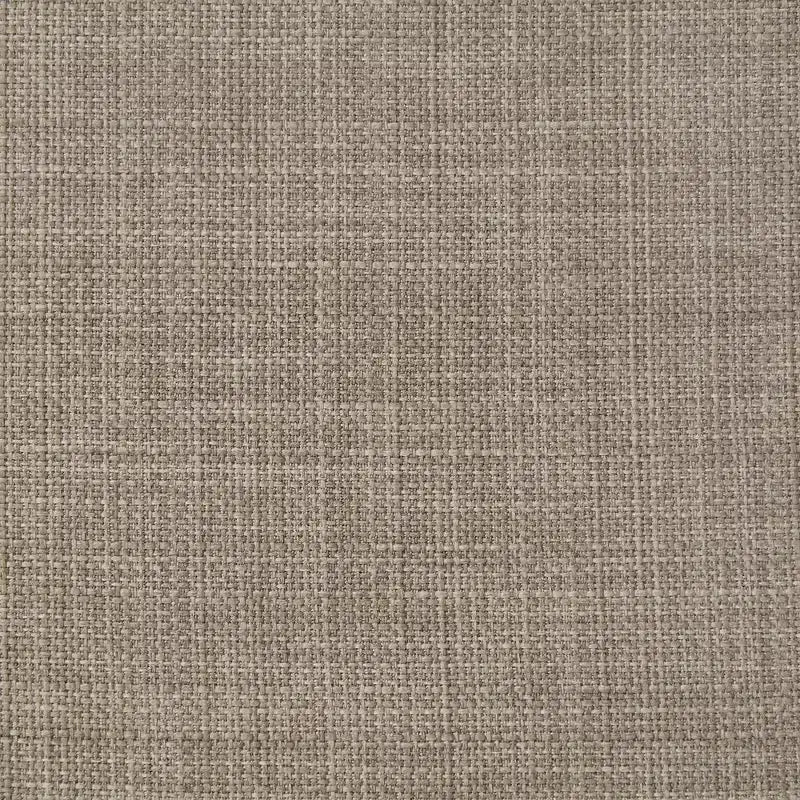 Lit plateforme rembourré en tissu gris