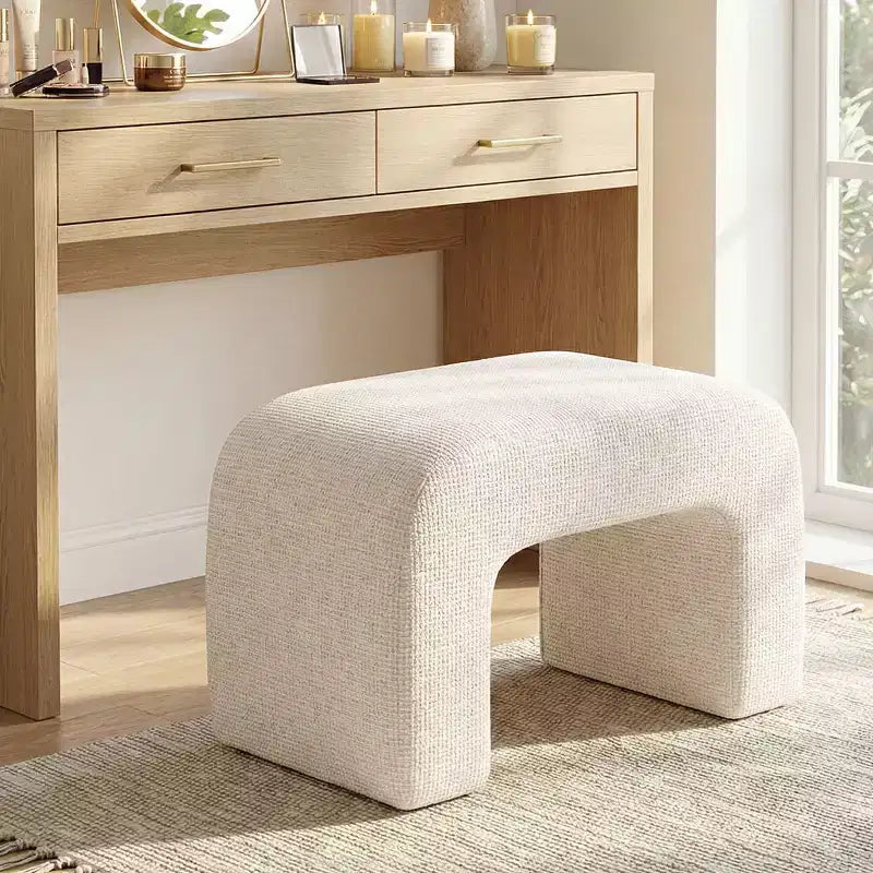 Banc rembourré moderne 29, Siège d'appoint rembourré doux