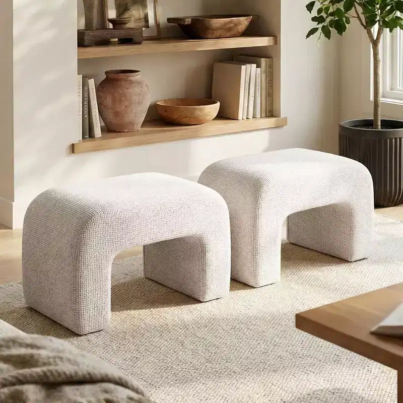 Banc rembourré moderne 29, Siège d'appoint rembourré doux