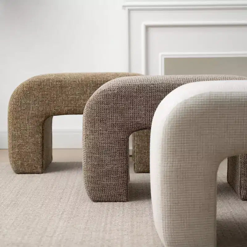 Banc rembourré moderne 29, Siège d'appoint rembourré doux