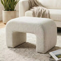 29 Modern Upholstered Bench, Soft Padded Accent Seat for Small Spaces, Footrest or Vanity Stool, Modern Seating for Living Room-Panipeachy