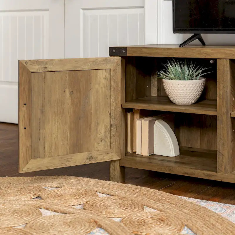 Middlebrook Firebranch 70-inch Barn Door TV Stand
