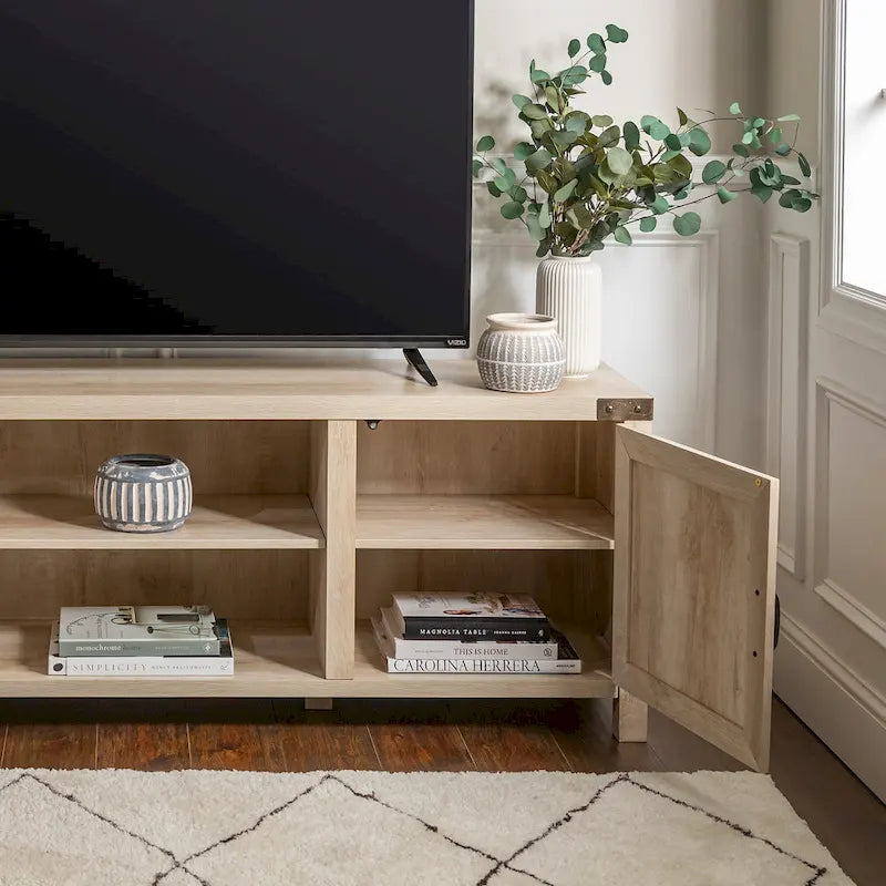 Middlebrook Firebranch 70-inch Barn Door TV Stand