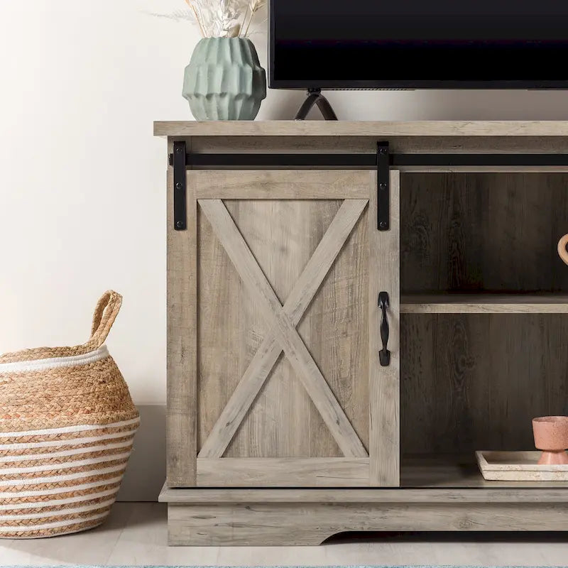 Middlebrook Wind Gap 58-inch Sliding Barn Door TV Stand