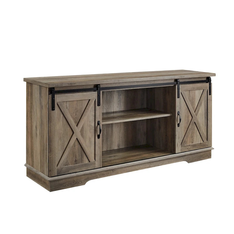 Middlebrook Wind Gap 58-inch Sliding Barn Door TV Stand
