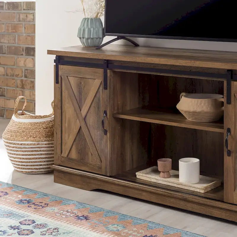 Middlebrook Wind Gap 58-inch Sliding Barn Door TV Stand