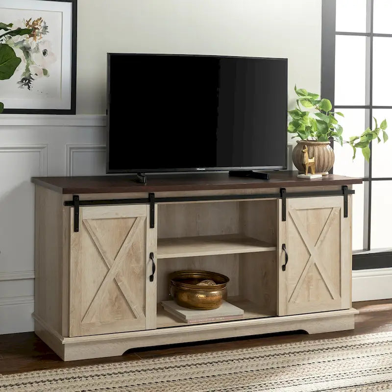 Middlebrook Wind Gap 58-inch Sliding Barn Door TV Stand