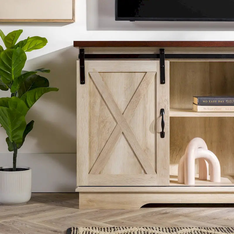 Middlebrook Wind Gap 58-inch Sliding Barn Door TV Stand