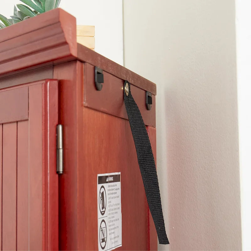 Farmhouse 4-Tier 72 Corner Kitchen Pantry Storage Cabinet with 8 Doors Tall Storage Cabinet and Adjustable Shelves