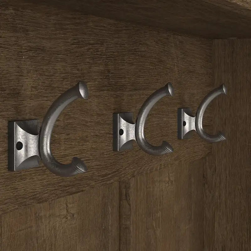 Woodland Full Entryway Storage Set with Coat Rack by Bush Furniture