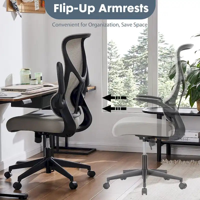 Comfortable Ergonomic Office Chair with Adjustable Features for Optimal Support and Relaxation.